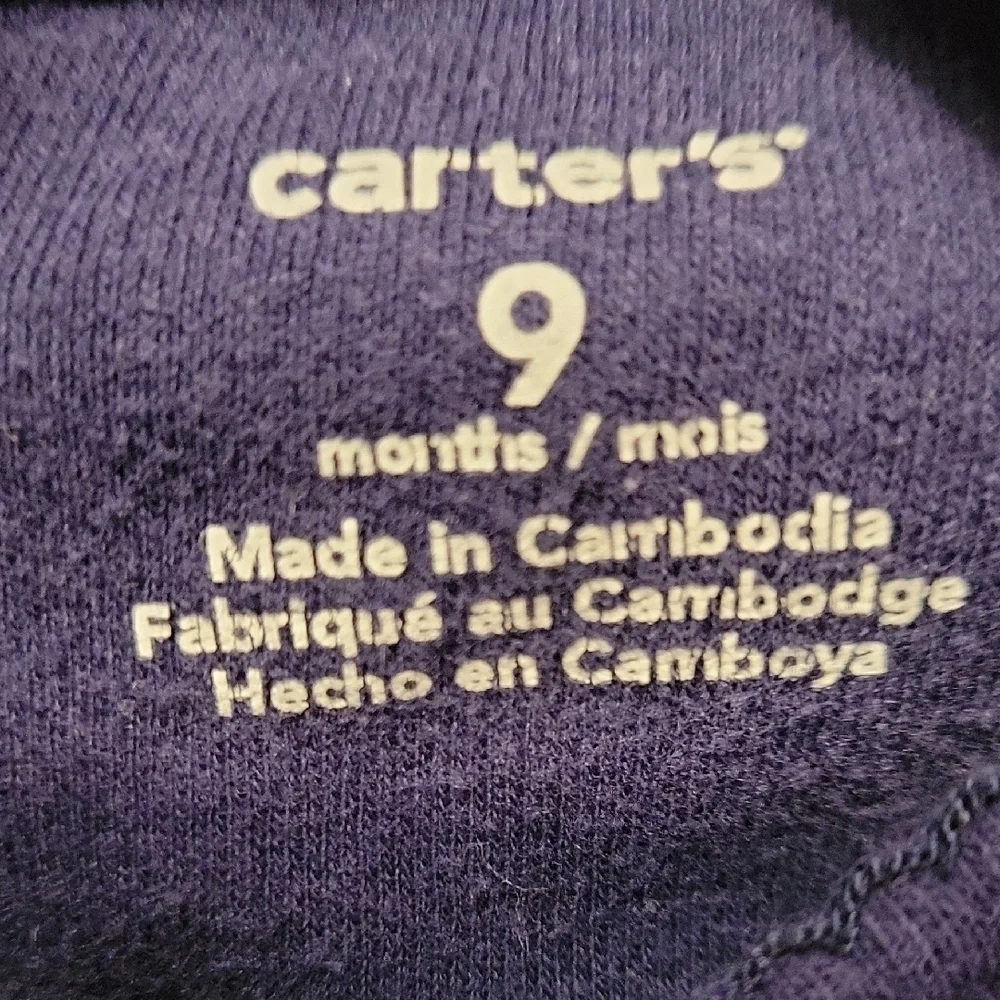 Carter's Blue Bodysuit Size 9 Months